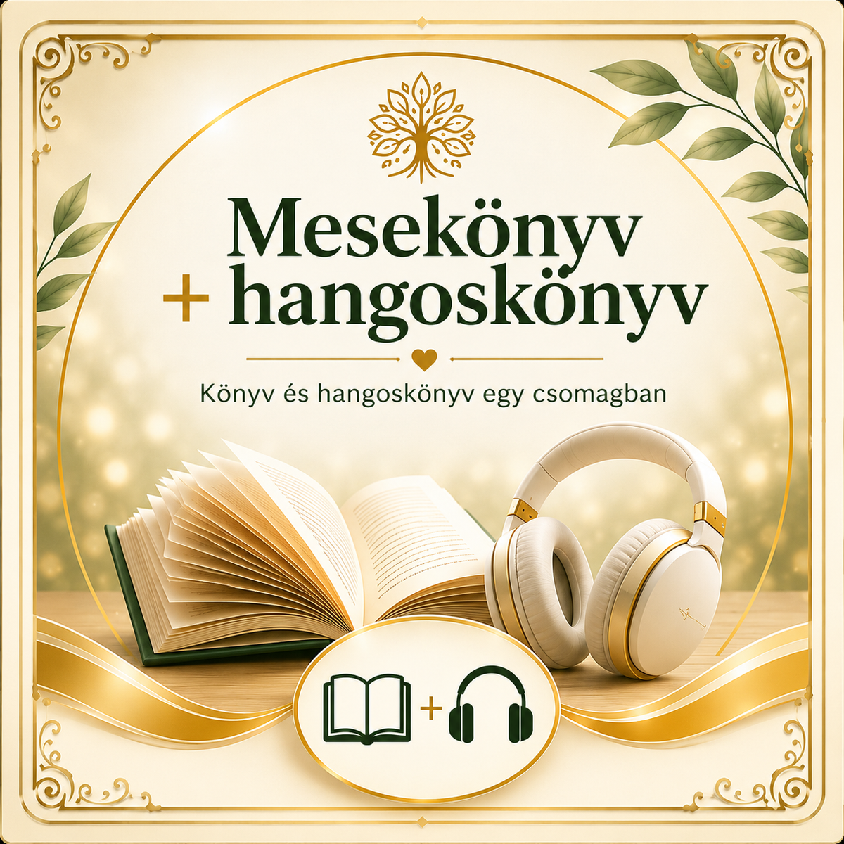 📚🎧 Mesekönyv + hangoskönyv