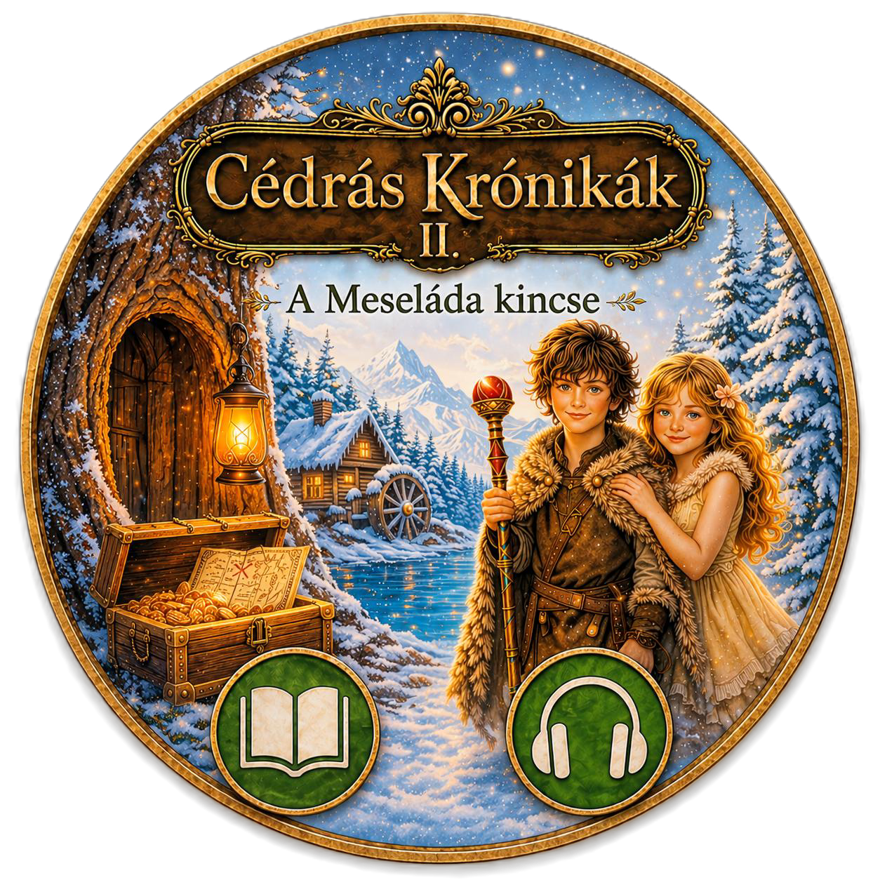 Cédrás Krónikák II. – A Meseláda kincse – hangoskönyvvel