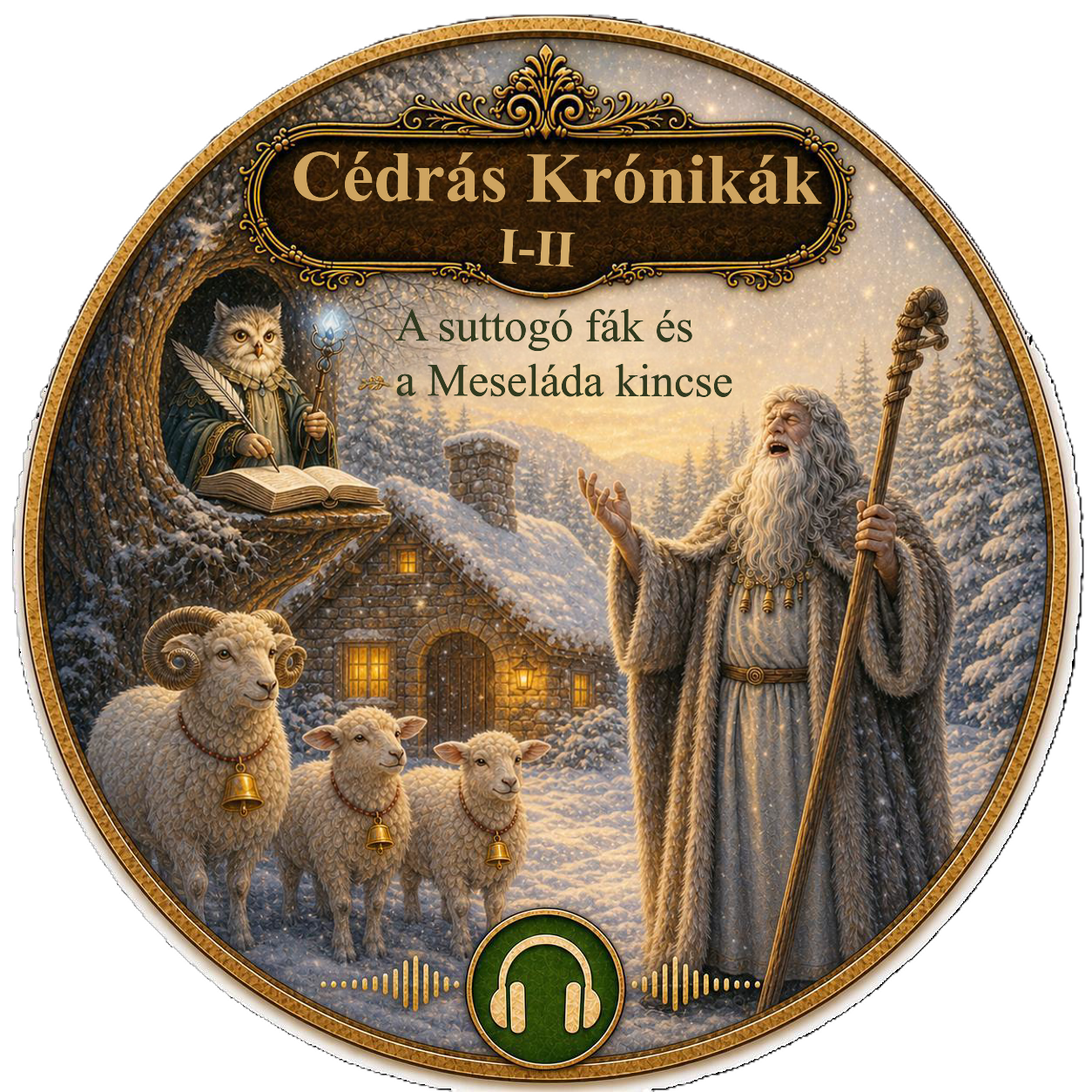 Cédrás Krónikák I-II. – A suttogó fák és A Meseláda kincse – Csak hangoskönyv